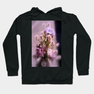 wildflower bouquet, pink tint Hoodie